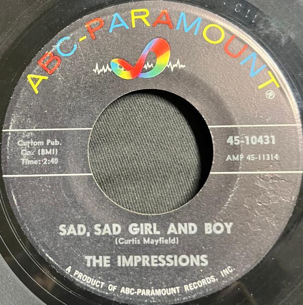 The Impressions - Sad, Sad Girl And Boy