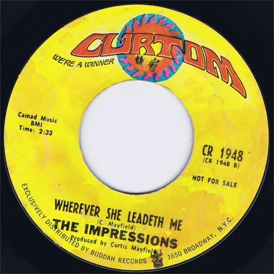 The Impressions - Wherever She Leadeth Me