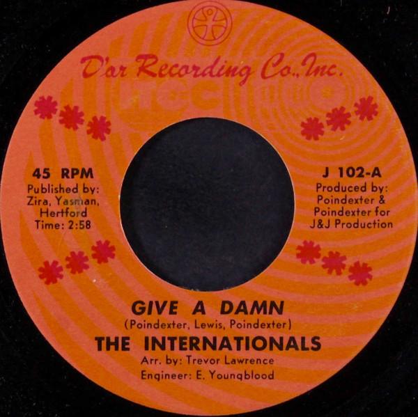The Internationals (8) - Give A Damn / Push Button Love