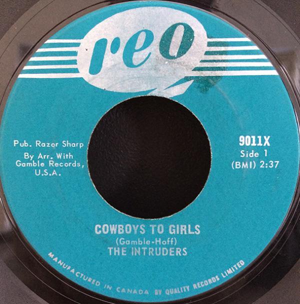 The Intruders - Cowboys To Girls / Turn The Hands Of Time