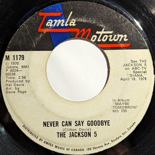 The Jackson 5 - Never Can Say Goodbye