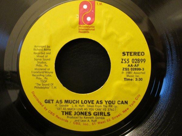 The Jones Girls - Get As Much Love As You Can
