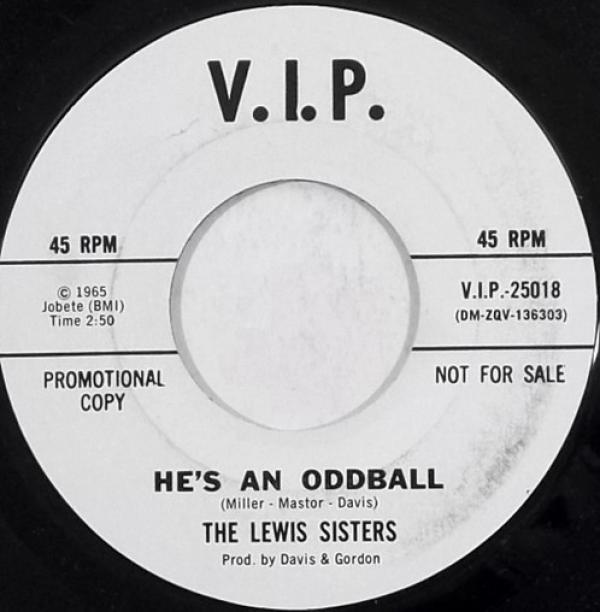 The Lewis Sisters - He's An Oddball / By Some Chance