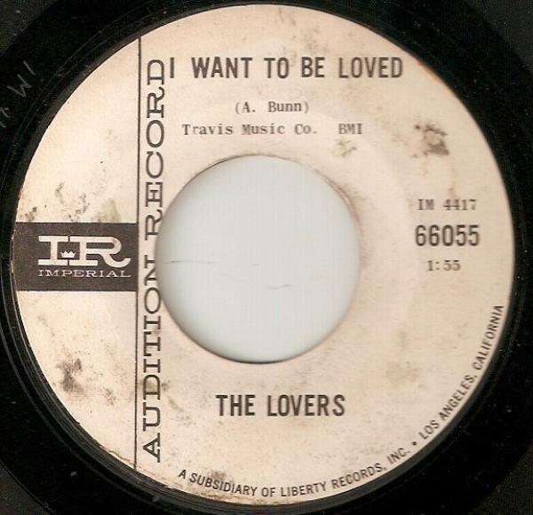 The Lovers (12) - I Want To Be Loved / Darling It's Wonderful