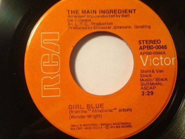 The Main Ingredient - Girl Blue