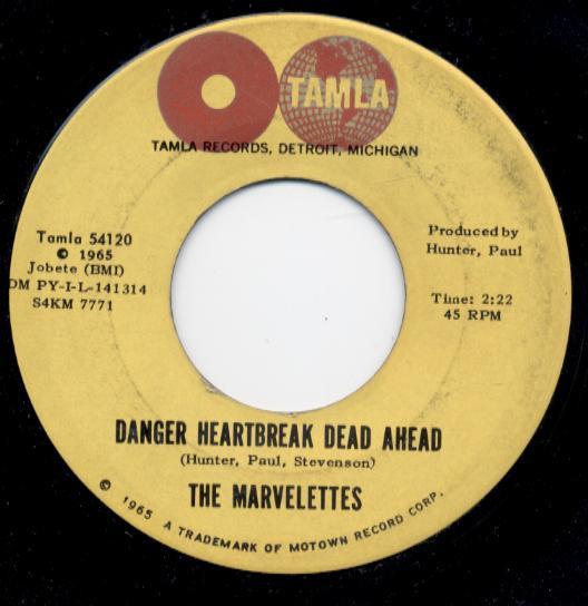 The Marvelettes - Danger Heartbreak Dead Ahead