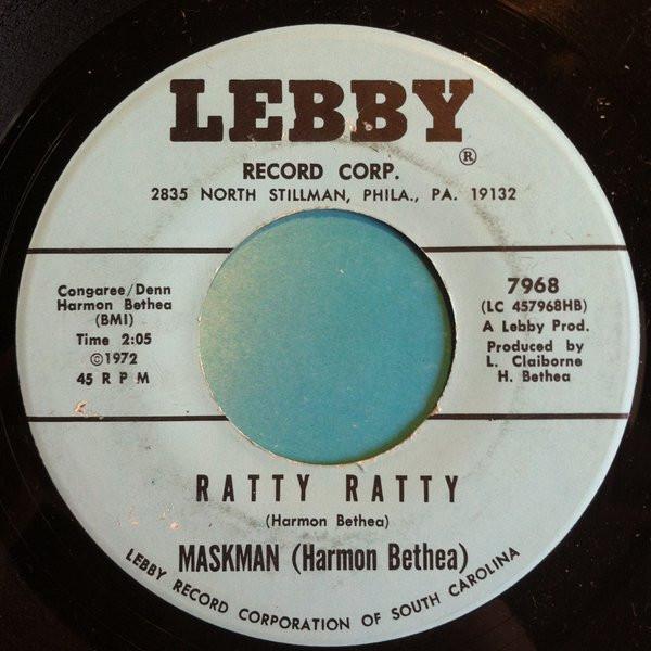 The Maskman - Ratty Ratty / Sitting On Your Doorstep