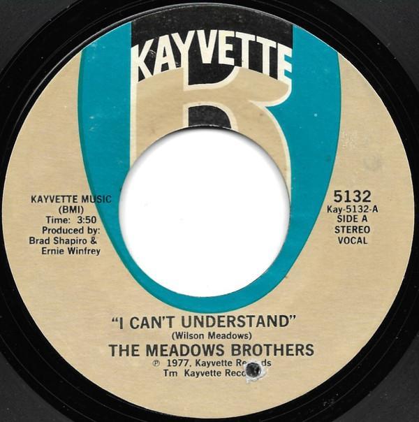 The Meadows (2) - I Can't Understand