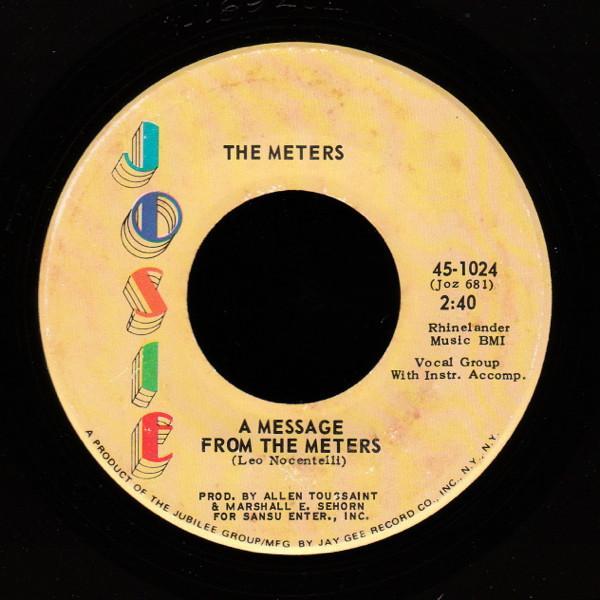 The Meters - A Message From The Meters / Zony Mash
