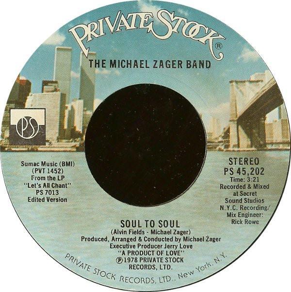 The Michael Zager Band - Soul To Soul