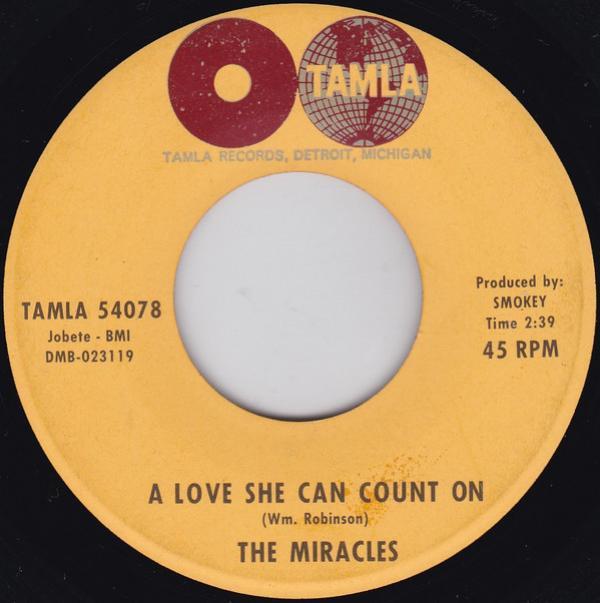 The Miracles - A Love She Can Count On