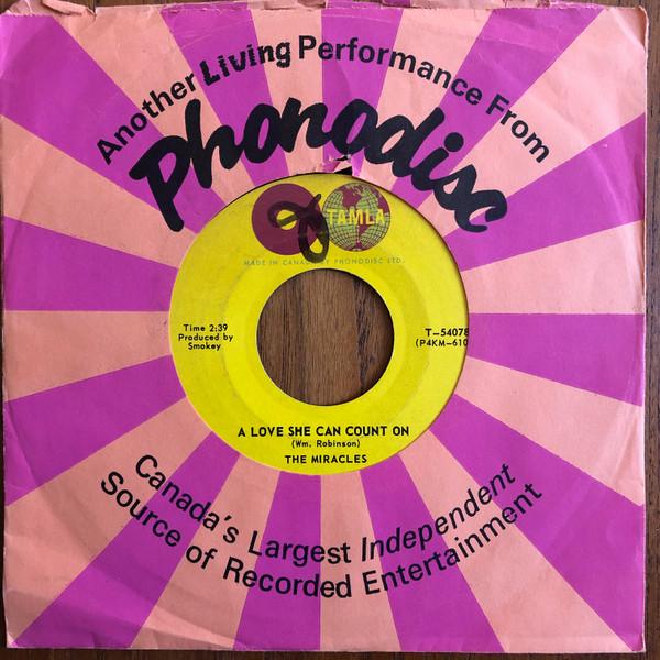 The Miracles - A Love She Can Count On