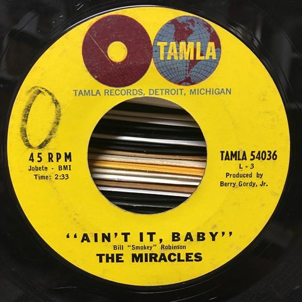 The Miracles - Ain't It, Baby / The Only One I Love