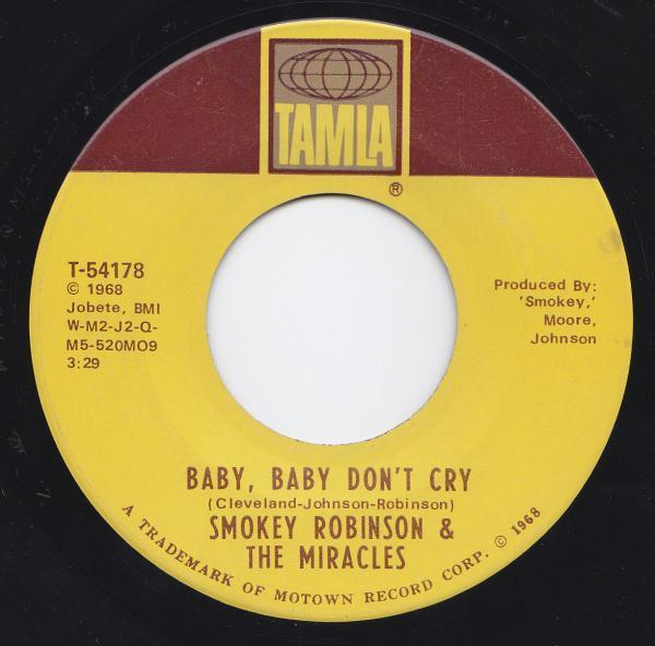 The Miracles - Baby, Baby Don't Cry