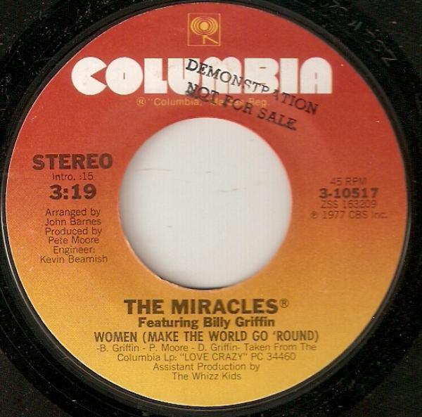 The Miracles, Billy Griffin - Women (Make The World Go 'Round)