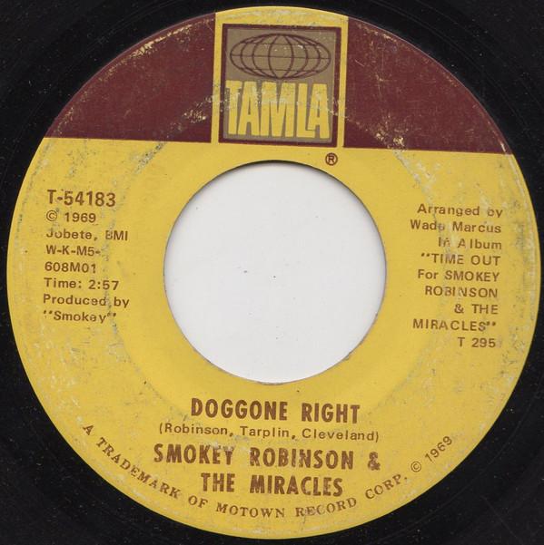 The Miracles - Doggone Right / Here I Go Again