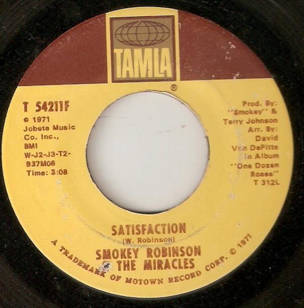 The Miracles - Satisfaction / Flower Girl