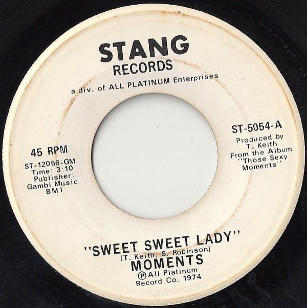 The Moments - Sweet Sweet Lady