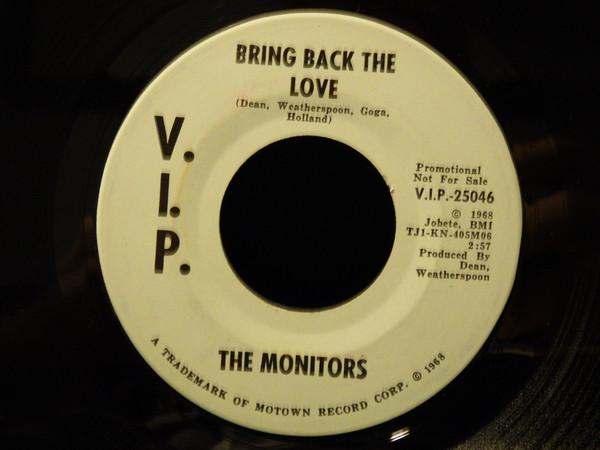 The Monitors - Bring Back The Love
