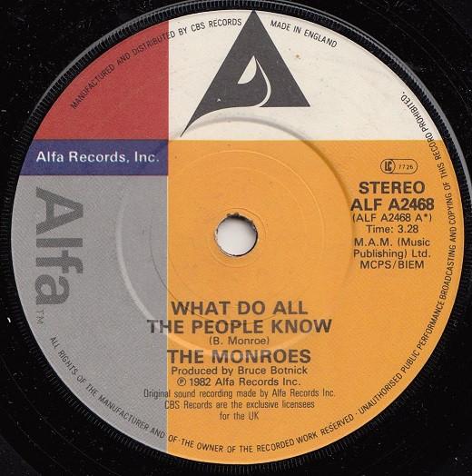 The Monroes (2) - What Do All The People Know