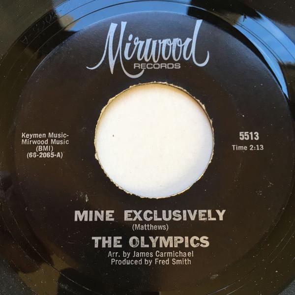 The Olympics - Mine Exclusively / Secret Agents (Black)