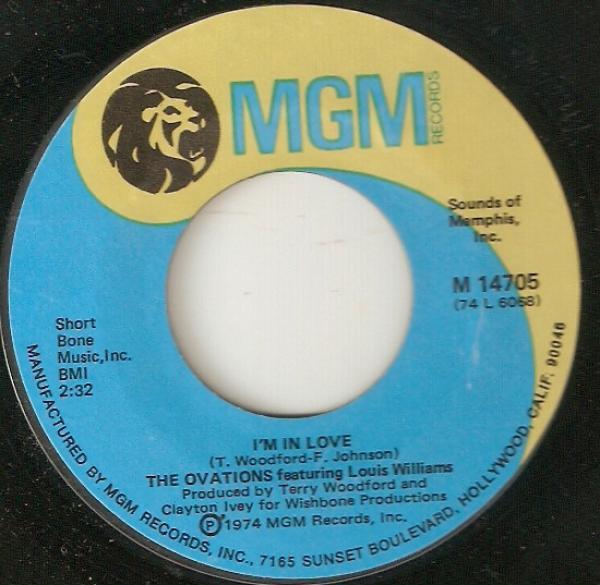 The Ovations, Louis Williams - I'm In Love / Don't Say You Love Me (If You Don't Mean It)
