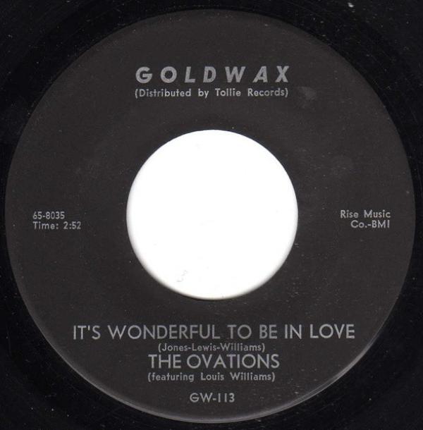The Ovations - It's Wonderful To Be In Love / Dance Party