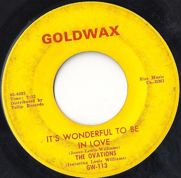 The Ovations - It's Wonderful To Be In Love / Dance Party