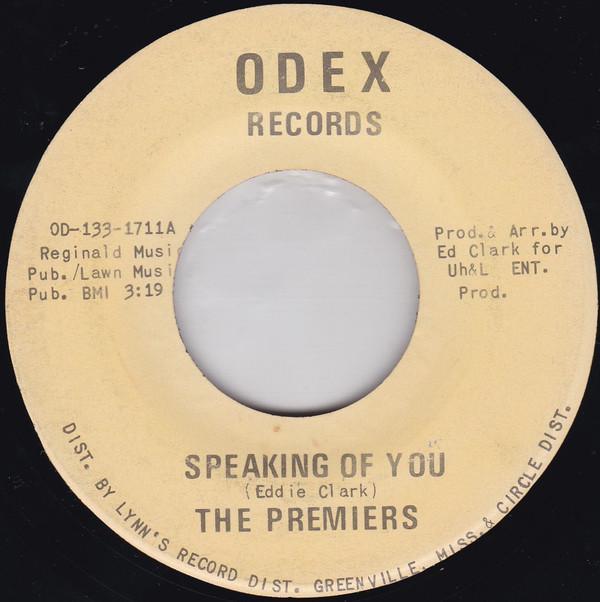 The Premiers (7) - Speaking Of You / Funky Monkey