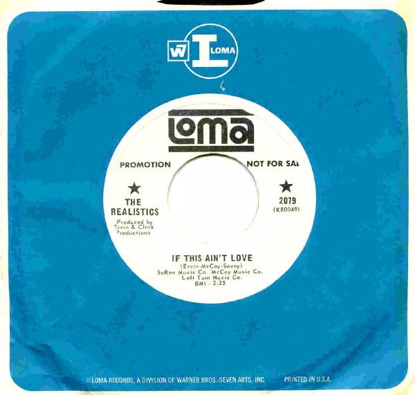 The Realistics (2) - If This Ain't Love / What'cha Gonna Do