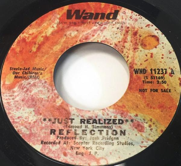 The Reflections - Just Realized / (Never Thought I'd Find) Someone To Love
