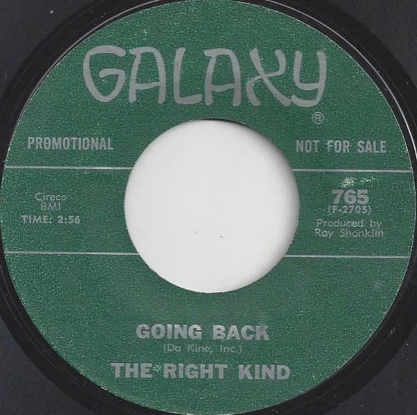 The Right Kind - Going Back / The Right Kind Of Guy