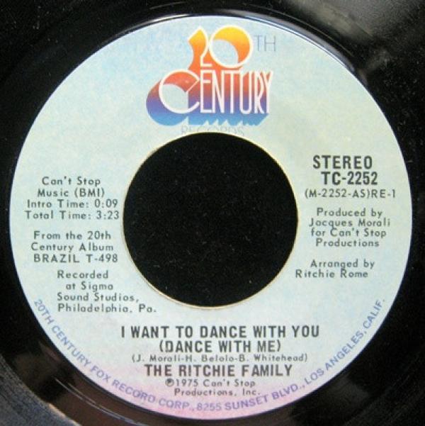 The Ritchie Family - I Want To Dance With You (Dance With Me) / Lady Champagne