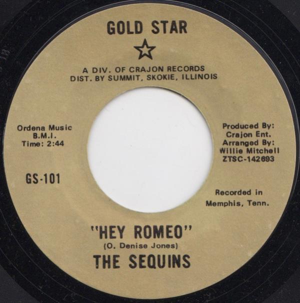 The Sequins - Hey Romeo / I've Got To Overcome
