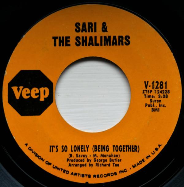 The Shalimars - It's So Lonely (Being Together)