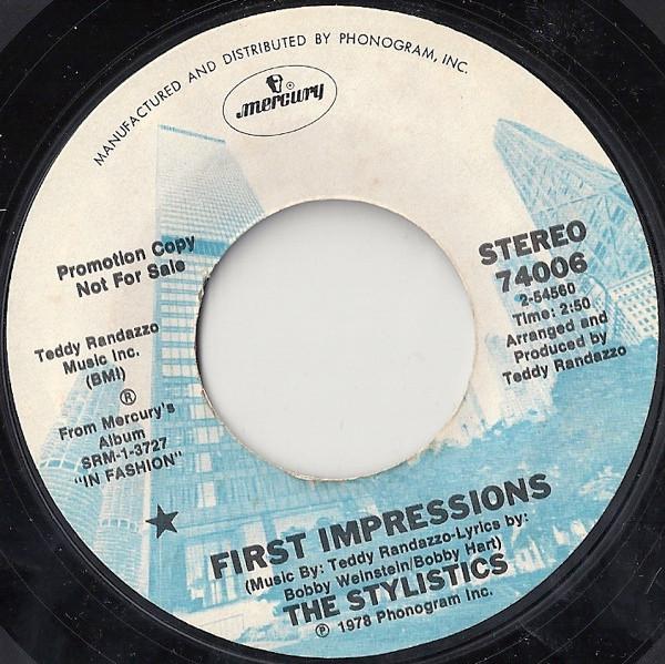 The Stylistics - First Impressions
