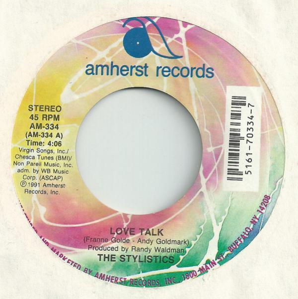 The Stylistics - Love Talk / You're My Woman, You're My Lady