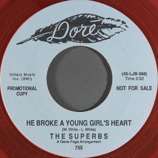 The Superbs (2) - He Broke A Young Girls Heart / It's A Million Miles To Paradise