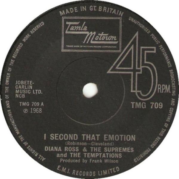 The Supremes, The Temptations - I Second That Emotion