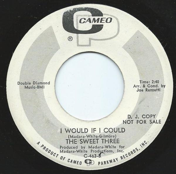 The Sweet Three - Don't Leave Me Now / I Would If I Could