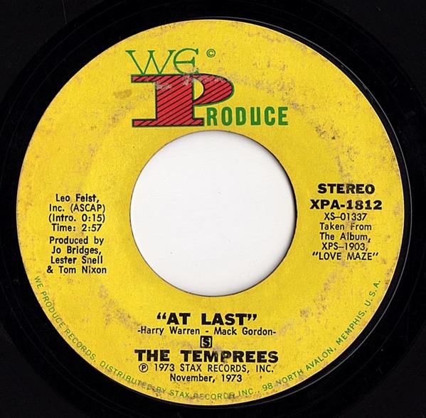 The Temprees - At Last / Love ... Can Be So Wonderful