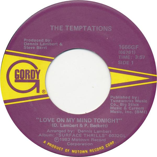 The Temptations - Love On My Mind Tonight