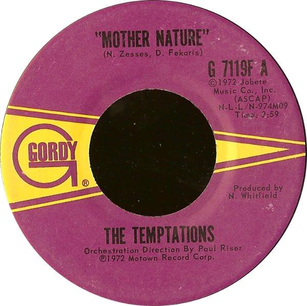 The Temptations - Mother Nature / Funky Music Sho Nuff Turns Me On