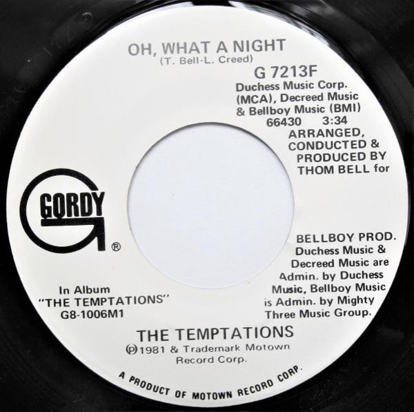 The Temptations - Oh, What A Night
