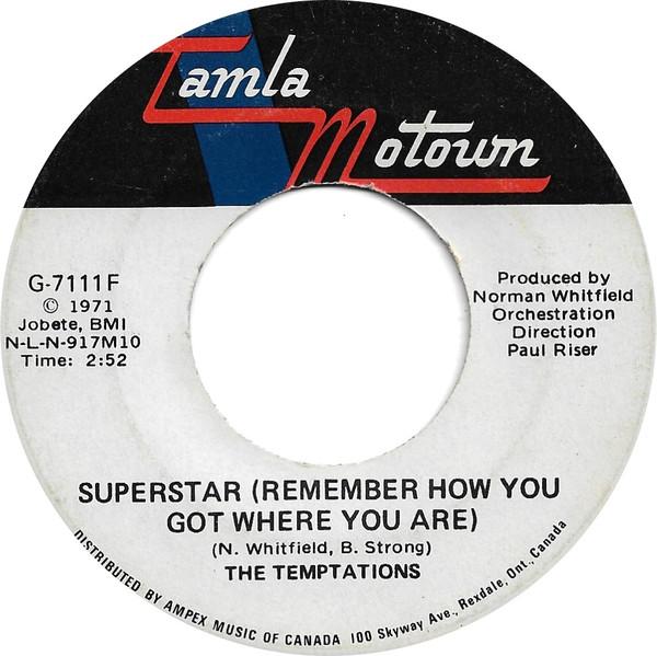 The Temptations - Superstar (Remember How You Got Where You Are)