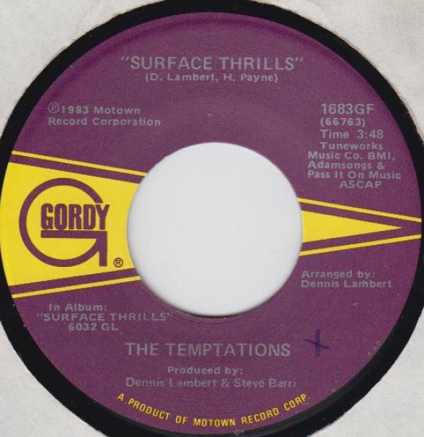 The Temptations - Surface Thrills / Made In America