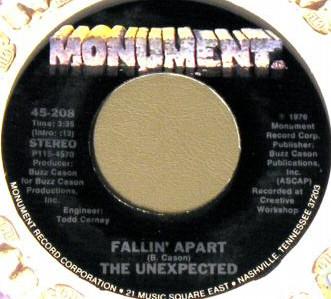 The Unexpected (5) - (Hey Girl) Work Your Show / Fallin' Apart
