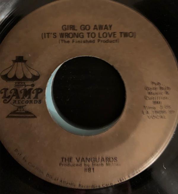The Vanguards (2) - Girl Go Away (It's Wrong To Love Two)