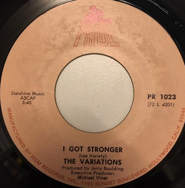 The Variations - I Got Stronger