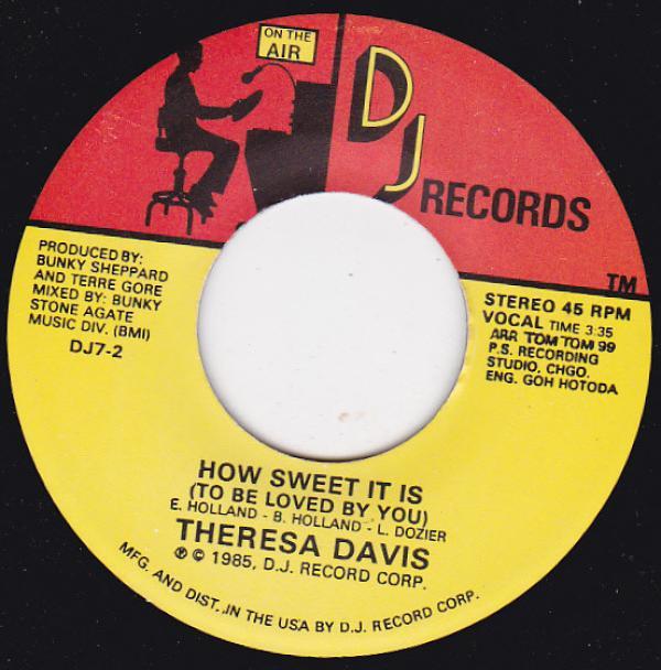 Theresa Davis - How Sweet It Is (To Be Loved By You)